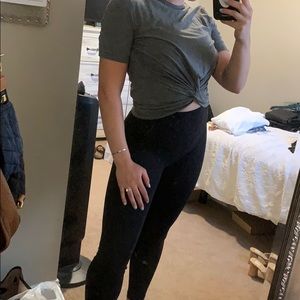 lulu lemon athletic crop top